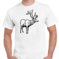 T-shirt Gildan Hammer adulte, manches courtes, 100% coton épais et doux, 203 g/m², tailles S au 5XL. Vignette