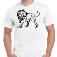 T-shirt Gildan Hammer adulte, manches courtes, 100% coton épais et doux, 203 g/m², tailles S au 5XL. Vignette