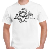 T-shirt Gildan Hammer adulte, manches courtes, 100% coton épais et doux, 203 g/m², tailles S au 5XL. Vignette