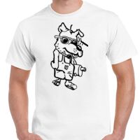 T-shirt Gildan Hammer adulte, manches courtes, 100% coton épais et doux, 203 g/m², tailles S au 5XL. Vignette