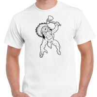 T-shirt Gildan Hammer adulte, manches courtes, 100% coton épais et doux, 203 g/m², tailles S au 5XL. Vignette