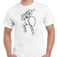 T-shirt Gildan Hammer adulte, manches courtes, 100% coton épais et doux, 203 g/m², tailles S au 5XL. Vignette