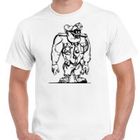 T-shirt Gildan Hammer adulte, manches courtes, 100% coton épais et doux, 203 g/m², tailles S au 5XL. Vignette