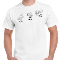 T-shirt Gildan Hammer adulte, manches courtes, 100% coton épais et doux, 203 g/m², tailles S au 5XL. Vignette