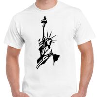 T-shirt Gildan Hammer adulte, manches courtes, 100% coton épais et doux, 203 g/m², tailles S au 5XL. Vignette