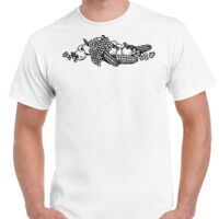 T-shirt Gildan Hammer adulte, manches courtes, 100% coton épais et doux, 203 g/m², tailles S au 5XL. Vignette