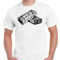 T-shirt Gildan Hammer adulte, manches courtes, 100% coton épais et doux, 203 g/m², tailles S au 5XL. Vignette