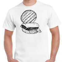 T-shirt Gildan Hammer adulte, manches courtes, 100% coton épais et doux, 203 g/m², tailles S au 5XL. Vignette