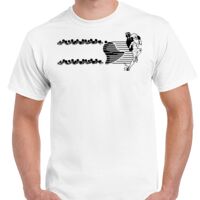 T-shirt Gildan Hammer adulte, manches courtes, 100% coton épais et doux, 203 g/m², tailles S au 5XL. Vignette