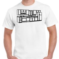 T-shirt Gildan Hammer adulte, manches courtes, 100% coton épais et doux, 203 g/m², tailles S au 5XL. Vignette