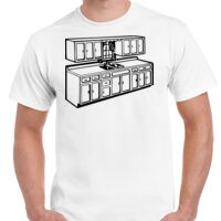 T-shirt Gildan Hammer adulte, manches courtes, 100% coton épais et doux, 203 g/m², tailles S au 5XL. Vignette