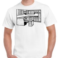 T-shirt Gildan Hammer adulte, manches courtes, 100% coton épais et doux, 203 g/m², tailles S au 5XL. Vignette