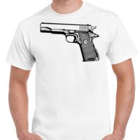 T-shirt Gildan Hammer adulte, manches courtes, 100% coton épais et doux, 203 g/m², tailles S au 5XL. Vignette