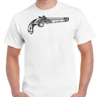 T-shirt Gildan Hammer adulte, manches courtes, 100% coton épais et doux, 203 g/m², tailles S au 5XL. Vignette