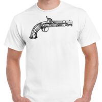 T-shirt Gildan Hammer adulte, manches courtes, 100% coton épais et doux, 203 g/m², tailles S au 5XL. Vignette