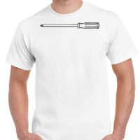 T-shirt Gildan Hammer adulte, manches courtes, 100% coton épais et doux, 203 g/m², tailles S au 5XL. Vignette