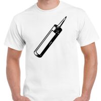 T-shirt Gildan Hammer adulte, manches courtes, 100% coton épais et doux, 203 g/m², tailles S au 5XL. Vignette