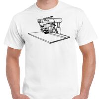 T-shirt Gildan Hammer adulte, manches courtes, 100% coton épais et doux, 203 g/m², tailles S au 5XL. Vignette