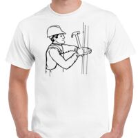 T-shirt Gildan Hammer adulte, manches courtes, 100% coton épais et doux, 203 g/m², tailles S au 5XL. Vignette