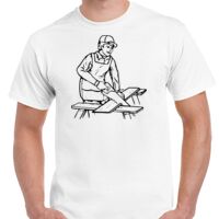 T-shirt Gildan Hammer adulte, manches courtes, 100% coton épais et doux, 203 g/m², tailles S au 5XL. Vignette