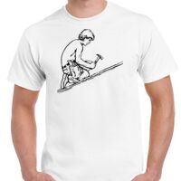 T-shirt Gildan Hammer adulte, manches courtes, 100% coton épais et doux, 203 g/m², tailles S au 5XL. Vignette