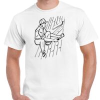 T-shirt Gildan Hammer adulte, manches courtes, 100% coton épais et doux, 203 g/m², tailles S au 5XL. Vignette