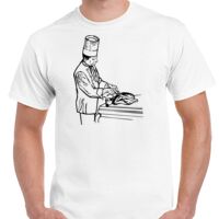 T-shirt Gildan Hammer adulte, manches courtes, 100% coton épais et doux, 203 g/m², tailles S au 5XL. Vignette