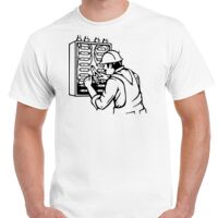 T-shirt Gildan Hammer adulte, manches courtes, 100% coton épais et doux, 203 g/m², tailles S au 5XL. Vignette