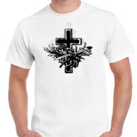 T-shirt Gildan Hammer adulte, manches courtes, 100% coton épais et doux, 203 g/m², tailles S au 5XL. Vignette