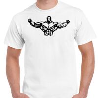 T-shirt Gildan Hammer adulte, manches courtes, 100% coton épais et doux, 203 g/m², tailles S au 5XL. Vignette