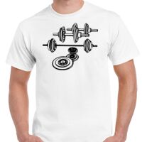 T-shirt Gildan Hammer adulte, manches courtes, 100% coton épais et doux, 203 g/m², tailles S au 5XL. Vignette