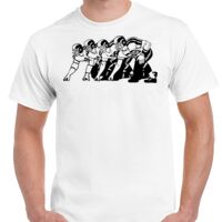 T-shirt Gildan Hammer adulte, manches courtes, 100% coton épais et doux, 203 g/m², tailles S au 5XL. Vignette