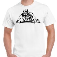 T-shirt Gildan Hammer adulte, manches courtes, 100% coton épais et doux, 203 g/m², tailles S au 5XL. Vignette