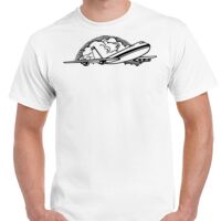 T-shirt Gildan Hammer adulte, manches courtes, 100% coton épais et doux, 203 g/m², tailles S au 5XL. Vignette