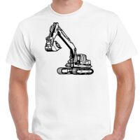 T-shirt Gildan Hammer adulte, manches courtes, 100% coton épais et doux, 203 g/m², tailles S au 5XL. Vignette