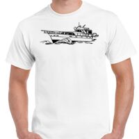 T-shirt Gildan Hammer adulte, manches courtes, 100% coton épais et doux, 203 g/m², tailles S au 5XL. Vignette