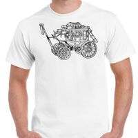 T-shirt Gildan Hammer adulte, manches courtes, 100% coton épais et doux, 203 g/m², tailles S au 5XL. Vignette