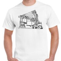 T-shirt Gildan Hammer adulte, manches courtes, 100% coton épais et doux, 203 g/m², tailles S au 5XL. Vignette