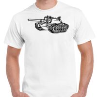 T-shirt Gildan Hammer adulte, manches courtes, 100% coton épais et doux, 203 g/m², tailles S au 5XL. Vignette