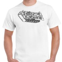 T-shirt Gildan Hammer adulte, manches courtes, 100% coton épais et doux, 203 g/m², tailles S au 5XL. Vignette