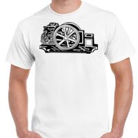 T-shirt Gildan Hammer adulte, manches courtes, 100% coton épais et doux, 203 g/m², tailles S au 5XL. Vignette