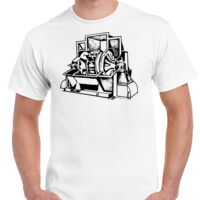 T-shirt Gildan Hammer adulte, manches courtes, 100% coton épais et doux, 203 g/m², tailles S au 5XL. Vignette