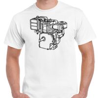 T-shirt Gildan Hammer adulte, manches courtes, 100% coton épais et doux, 203 g/m², tailles S au 5XL. Vignette