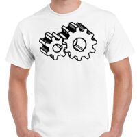 T-shirt Gildan Hammer adulte, manches courtes, 100% coton épais et doux, 203 g/m², tailles S au 5XL. Vignette