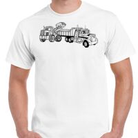 T-shirt Gildan Hammer adulte, manches courtes, 100% coton épais et doux, 203 g/m², tailles S au 5XL. Vignette