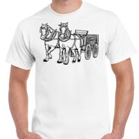 T-shirt Gildan Hammer adulte, manches courtes, 100% coton épais et doux, 203 g/m², tailles S au 5XL. Vignette