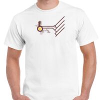 T-shirt Gildan Hammer adulte, manches courtes, 100% coton épais et doux, 203 g/m², tailles S au 5XL. Vignette