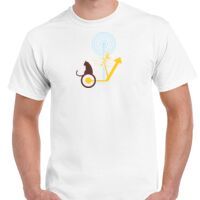 T-shirt Gildan Hammer adulte, manches courtes, 100% coton épais et doux, 203 g/m², tailles S au 5XL. Vignette