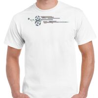 T-shirt Gildan Hammer adulte, manches courtes, 100% coton épais et doux, 203 g/m², tailles S au 5XL. Vignette