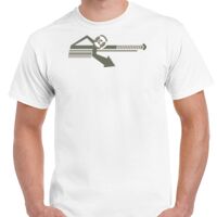 T-shirt Gildan Hammer adulte, manches courtes, 100% coton épais et doux, 203 g/m², tailles S au 5XL. Vignette